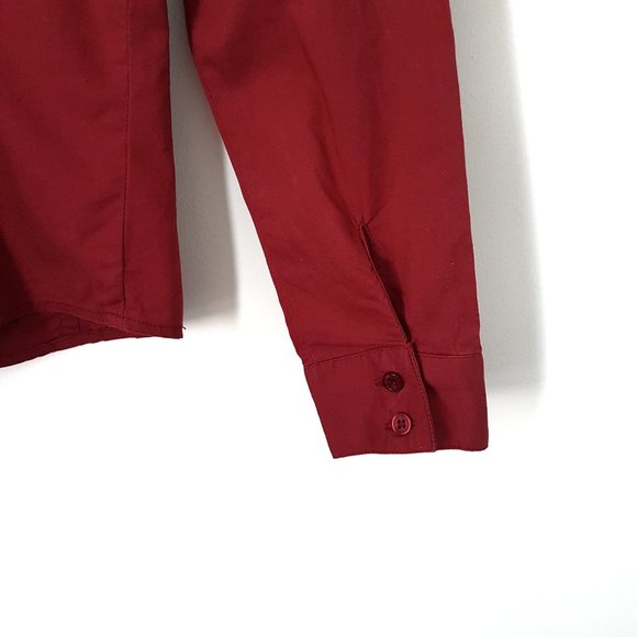 Active Basic Women Red Collar Shirt, M - NWOT - Picture 3 of 6